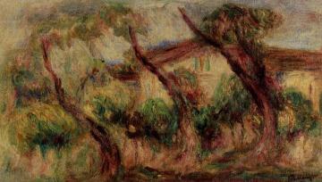 In the Garden of Collettes at Cagnes Artwork by Pierre Auguste Renoir