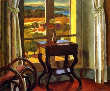 Interior With A Table Artwork by Vanessa Bell