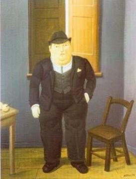 Hombre Artwork by Fernando Botero