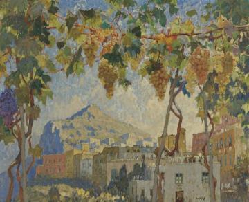 Grapes in Capri Artwork by Konstantin Gorbatov
