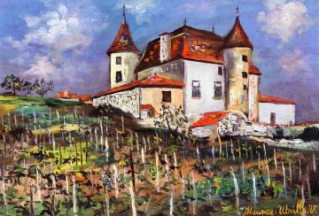 Le Château de Pouilly Artwork by Maurice Utrillo