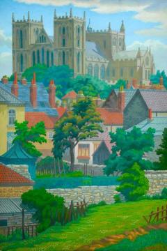 Ripon Cathedral Artwork by Charles Ginner