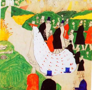 The Wedding Artwork by Kasimir Malevich