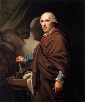 Portrait Of Antonio Canova Artwork by Johann Baptist Lampi the Younger