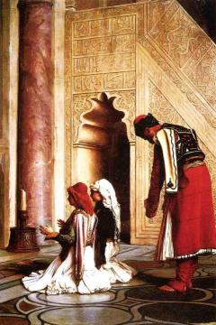 Young Greeks in a Mosque Artwork by Jean Leon Gerome