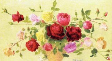 Bouquet of Roses Artwork by Achille Lauge