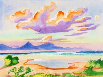The Cloud Artwork by Hermann Max Pechstein