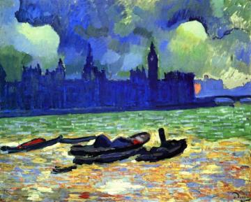 Houses of Parliament at Night, London Artwork by Andre Derain