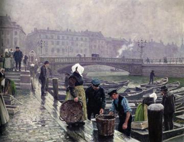 Gammel Strand Artwork by Paul Gustave Fischer