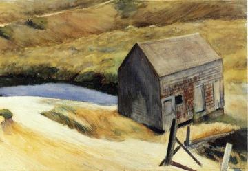 The Lewis Barn Artwork by Edward Hopper