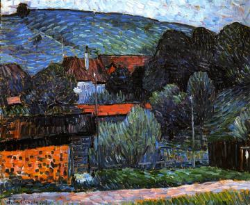 Melancholy In The Evening - Wasserburg On The Inn Artwork by Alexej Jawlensky