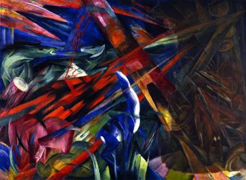 Fate of the Animals Artwork by Franz Marc