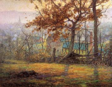 The Old Mills of Brookville Artwork by John Ottis Adams