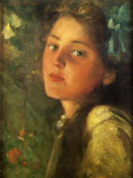 A Wistful Look Artwork by James Carroll Beckwith