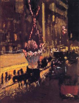 The Effect of Night, the Moulin Rouge Artwork by Pierre Bonnard