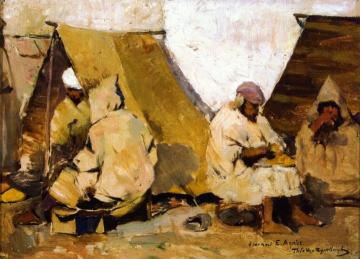 Arab Cobblers Artwork by Theo van Rysselberghe