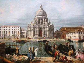 The Church Of Santa Maria Della Salute, Venice Artwork by Michele Giovanni Marieschi