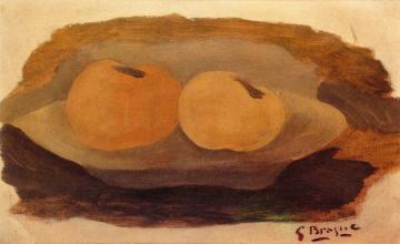 Plate of Apples Artwork by Georges Braque