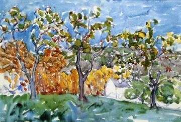 The Orchard Artwork by Maurice Prendergast