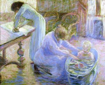 Le Bain, Maison Baptiste, Giverny, France Artwork by Theodore Earl Butler
