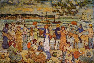 Along the Shore Artwork by Maurice Prendergast