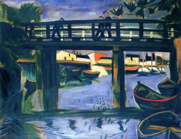 Bridge Artwork by Hermann Max Pechstein