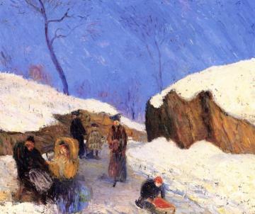 Winter in the Park Artwork by William James Glackens