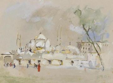 The Hagia Sophia, Istanbul Artwork by Hercules Brabazon Brabazon