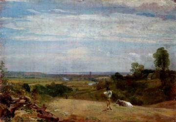 Summer Morning:  Dedham from Langham Artwork by John Constable