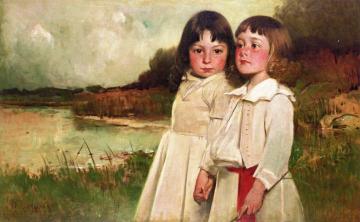 Portrait of Kathrina van Wagenen and Garrat Bleecker Van Wegenen Artwork by John White Alexander