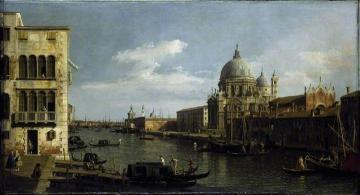 View of the Grand Canal, Santa Maria della Salute, Venice Artwork by Giovanni Antonio Canal