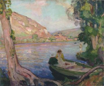 On The Seine At Andelys Artwork by Henri Lebasque