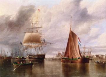 Bound for Sea Artwork by James E. Buttersworth