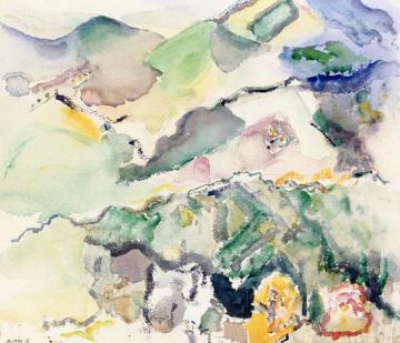 Mountain Landscape Artwork by John Marin