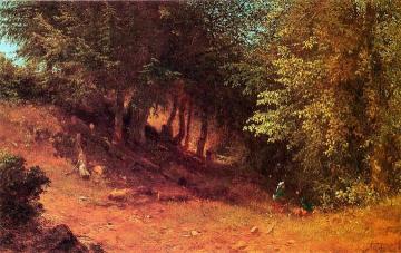 Picnic In A Summer Landscape Artwork by Albert Fitch Bellows