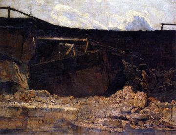 Abandoned Quarry Artwork by Christian Rohlfs
