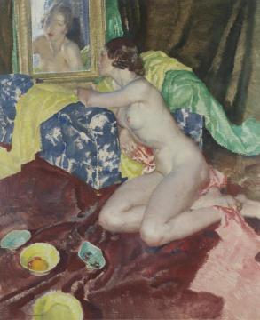 The Mirror Artwork by Sir William Russell Flint
