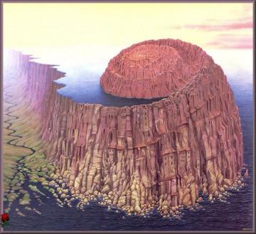 Ammonite Artwork by Jacek Yerka