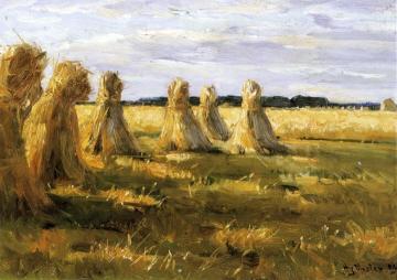 Autumn Sunlight Artwork by Henry Mosler