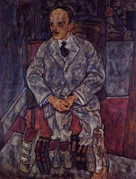 The Art Dealer Guido Arnot Artwork by Egon Schiele