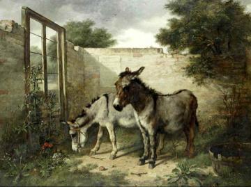 In the pound Artwork by Edgar Hunt