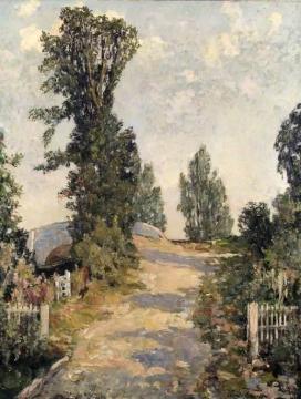 A Lane In Marsworth, Buckinghamshire Artwork by Alexander Jamieson