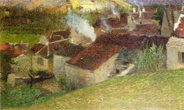 The Center of La Bastide du Vert Artwork by Henri Martin