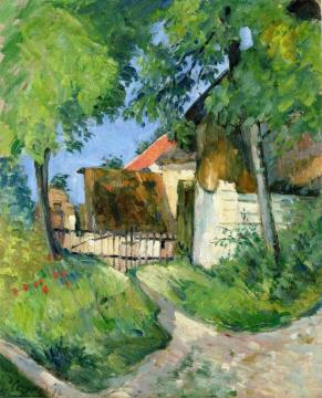 Entrance To The Farm, Rue Remy In Auvers-sur-oise Artwork by Paul Cezanne
