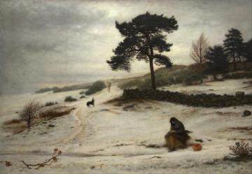 Blow, Blow Thou Winter Wind Artwork by Sir John Everett Millais