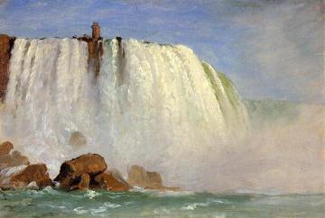Study for "Under Niagara" Artwork by Frederic Edwin Church