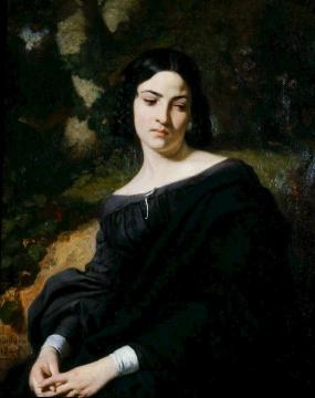 A Widow Artwork by Thomas Couture