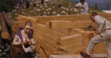 Building Artwork by Akseli Gallen-Kallela