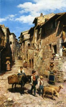 Country Life Artwork by Francesco Bergamini