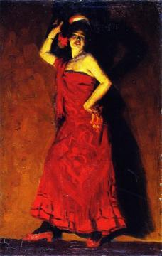 Spanish Dancer Artwork by Clarence Gagnon